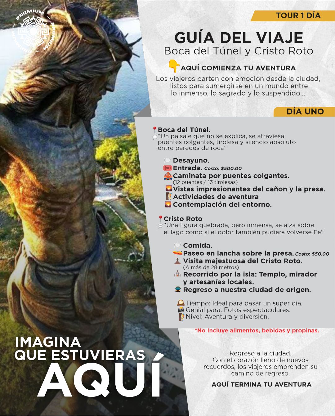 BOCA DEL TÚNEL Y CRISTO ROTO - EDUKATOURS